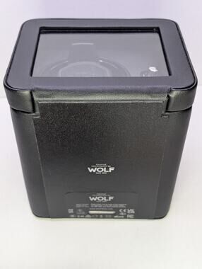 WOLF Windsor Heritage Single Watch Winder4525029 Black FOR PARTS REPAIR